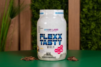 flexx tasty whey vinilla pie 900 gramas under labz