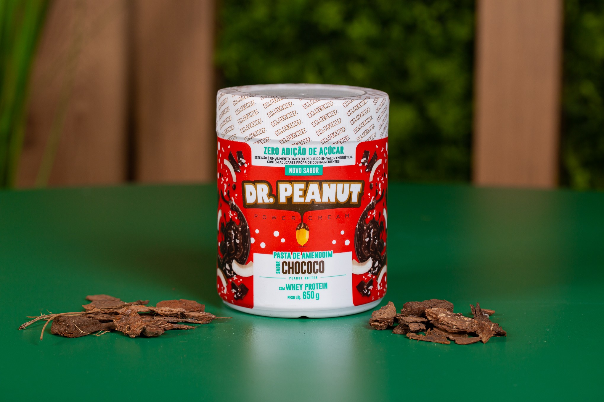 Dr Peanut Pasta De Amendoim Com Whey Protein Sabor Chocolate Branco 650g