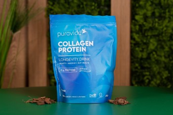 Collagen protein puro 450 gramas pura vida.