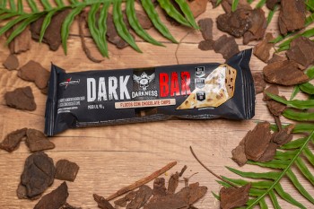 Dark whey bar flocos com chocolate chips 90 gramas integral medica